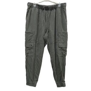 Banana Republic Women's‎ Cargo Jogger Pants L Utility Pockets Drawstring Waist